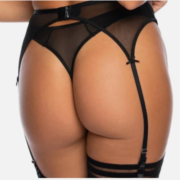 Axami Brilliance Embroidery G string Blue Shimmer, V-10228, NWT, womens lingerie - Picture 2 of 2